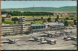 °°° 10181 - SVIZZERA - SWISS AIR - ZH - FLUGHOF ZURICH KLOTEN  - 1960 °°° - Kloten