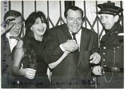 - Photo De Presse - Original - Eddie CONSTANTINE, Juliette GRECO, Spectacle, Vieux Colombier, 1958, TBE, Paris Scans. - Famous People