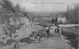 Le Blanc    36         Viaduc Vue Prise Du Mont Lachapelle.  Troupeau De Vaches     (voir Scan) - Le Blanc