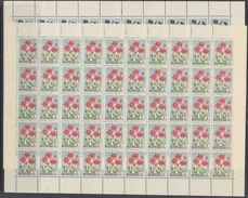 Iceland 1958 Flowers 2v Sheetlets (shtlts Are 1x Folded) ** Mnh (F6830) - Neufs