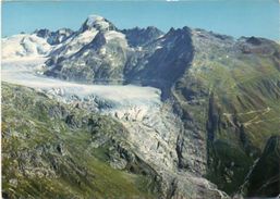 Rhonegletscher Mit Furkapass Und Galenstock - Lens