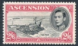 1944 P.13 2/6d Black & Deep Carmine With Davit Flaw, Fine M, SG.45ca. (1) Cat. £1400 - Sonstige & Ohne Zuordnung