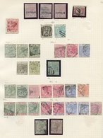 Collection On Leaves With A Useful Range Of QV Incl. Scarce 1880 ½d Pl.19 U, 1882-86 To 6pi (excl. 30para), 1892-94 Incl - Sonstige & Ohne Zuordnung