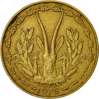 Monnaie, West African States, 10 Francs, 1976, TTB+, Aluminum-Nickel-Bronze - Côte-d'Ivoire