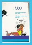 BOXING - Mediterranean Games 1979. MINT STICKER Boxe Boxeo Boxen Pugilato Jeux Mediterraneens Giochi Del Mediterraneo - Trading-Karten
