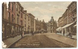 CPA ANIMEE TIVERTON, ANIMATION, FORE STREET, DEVON, ANGLETERRE - Otros & Sin Clasificación