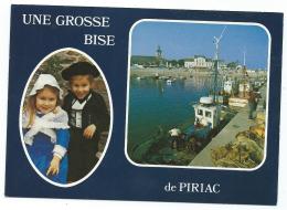 CP UNE GROSSE BISE DE PIRIAC SUR MER, LE PORT, LOIRE ATLANTIQUE 44 - Piriac Sur Mer