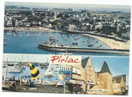 CP MULTIVUES PIRIAC SUR MER, VUE GENERALE, REGATE, MAISON DU XVIIe, LOIRE ATLANTIQUE 44 - Piriac Sur Mer