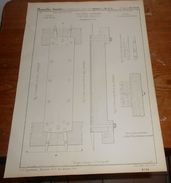 Plan De Voies Ferrées économiques. Système Bazaine. 1856. - Publieke Werken