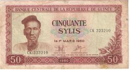 50 SYLIS/Banque Centrale De La République De GUINEE//1960 - 1980                                             BILL171 - Guinea