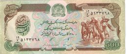 500 Afghanis/ Da Afghanistan Bank //Date  ?                                                      BILL176 - Afghanistan