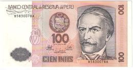 Cient Intis/Banco Central De Reserva Del Peru/1987                BILL187 - Peru