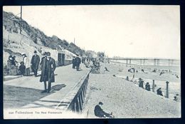 Cpa Angleterre Folkestone The New Promenade Sep17-75 - Folkestone