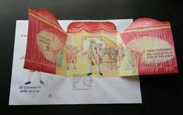 Vatican Theatre 2007 (miniature FDC) *odd Shape *unusual *rare - Lettres & Documents