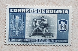 BOLIVIE Boxing, Boxe,  Boxeo, 1948, 1 Valeur * MLH - Boxen