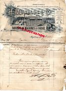 ALLEMAGNE- MAGDEBOURG- RARE LETTRE MANUSCRITE SIGNEE H. MUNDLOS-FABRIQUE MACHINES A COUDRE-MACHINE-1895 - Old Professions