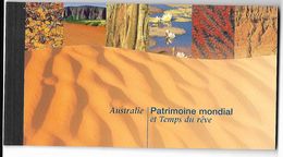 AUSTRALIE  Nations Unies  - Carnet Patrimoine Mondial, ESPAGNE - Lettres & Documents