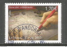 ANDORRE. Musée Comics De La Bande Dessinée à La Massana, Oblitéré,Haute Faciale - Used Stamps