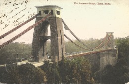 ANGLETERRE  The Suspension Bridge Clifton BRISTOL  1907 - Bristol