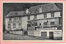 Bornhofen - Post Kamp à Rh. Restaurant Und Pension "Zu Den Burgen" 1943 - Braubach