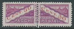 1945 SAN MARINO PACCHI POSTALI 30 CENT MNH ** - R6-7 - Parcel Post Stamps