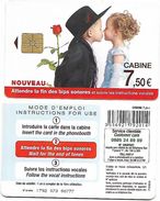 @+ France - Intercall à Puce 7,50€ - Mariage N°3 - Code F1006004 - Ref : CC-INT4A Verso Bilingue - 2010