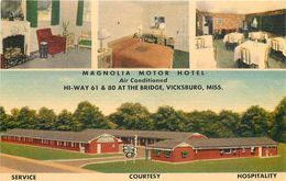 276559-Mississippi, Vicksburg, Magnolia Motor Hotel, MWM No 12,485F - Sonstige & Ohne Zuordnung