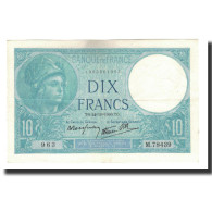 Billet, France, 10 Francs, 1940-10-24, SUP, Fayette:7.18, KM:84 - 10 F 1916-1942 ''Minerve''