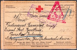 Correspondance Des Prisonniers De Guerre -:- Carte Poste Envoyée De GRAZ Pour NIKOLAEVSKOÏ (Siberie ) - - 1916-19 Occupation Allemande