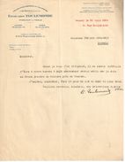 Lettre Commerciale Ancienne/Fabricant De Tissus/ Edouard TOULEMONDE/Lannoy/ROUBAIX/1924        FACT235 - Kleding & Textiel
