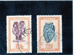 B - 1948 Ruanda - Maschere - Used Stamps