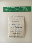 6307 -  Vino Bianco Vivace Pour Hôtel La Balnearia Alassio Italie - Arte