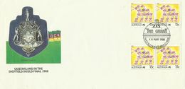 Australia 1988 The Gabba Souvenir Cover, Few Tiny Spots - Storia Postale