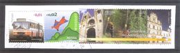 Portugal 2016- Camino De Santiago-Deporte Wingsuit Y Autobus Articulado- 3 Sellos Usados - Used Stamps