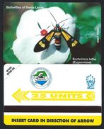 SIERRA LEONE 25u Papillon MINT NEUVE SLNTC URMET Butterfly Butterflies - Sierra Leone