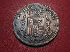 Espagne - 10 Centimos 1878 OM 7246 - First Minting