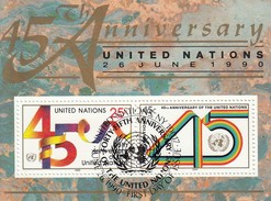 UNITED NATIONS New York Block 11,used - Gebraucht