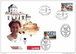 2706  EC J0 Belgique Royal Paola Au Château Du Belvédère - Emission Commune Italie 23-5-1997 Bruxelles 1000 Brussel - 1991-2000