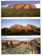 (777) Australia - (with Stamp At Back Of Card) NT - Uluru - Kuta Tjuta - Watarrka - The Red Centre