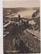 CARTE PHOTO DERIAZ,jura Et Suisse,nord Des Alpes,vaud,chalet De La Dent De Vaulion,VALLEE DE JOUX - Vaulion