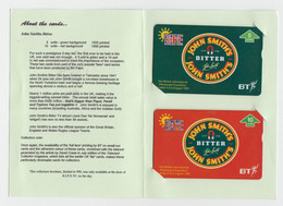 BT Phonecard Limited Edition 5unit & 10unit John Smiths Bitter Mint - BT Zivile Luftfahrt