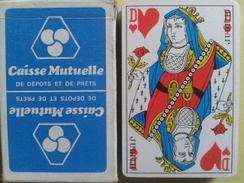 CAISSE MUTUELLE De Dépots Et De Prets. Jeu Usagé De 32 Cartes Dans Sa Boite Cartonnée - 32 Cards