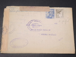 ESPAGNE - Enveloppe Avec Censure De San Sébastien Pour La France En 1942 , Affr. Plaisant Dont Perforé - L 11202 - Republikeinse Censuur