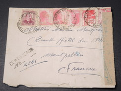 ESPAGNE - Enveloppe Recommandée Avec Censure De Barcelone Pour La France En 1938 - L 11205 - Marques De Censures Républicaines