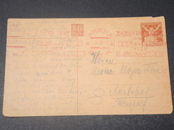 TCHÉCOSLOVAQUIE - Entier Postal De Prague En 1921 , Oblitération Plaisante - L 11232 - Postales