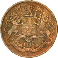 Monnaie, INDIA-BRITISH, 1/4 Anna, 1835, TB+, Cuivre, KM:446.1 - Colonies