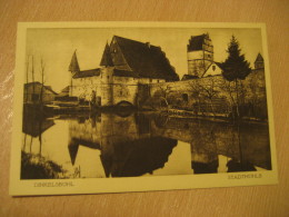 DINKELSBUHL Dinkelsbuel Stadtmuhle Post Card Bavaria Mittelfranken Ansbach Germany - Dinkelsbuehl