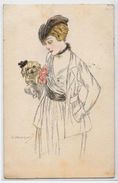 CPA Zandrino N° 30 Femme Woman Girl Circulé Illustrateur Art Nouveau - Zandrino