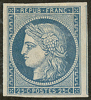 (*) No 4, Bleu, Un Voisin, Jolie Pièce. - TB. - R - 1849-1850 Ceres