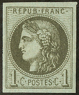 ** No 39Ia, Olive Foncé, Très Frais. - TB - 1870 Bordeaux Printing